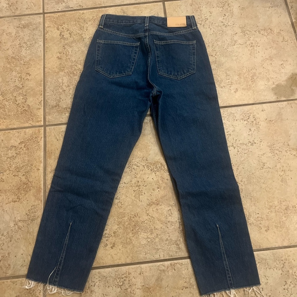 Trave Heidi High Waist Crop Straight Jeans 27 - Picture 2 of 2